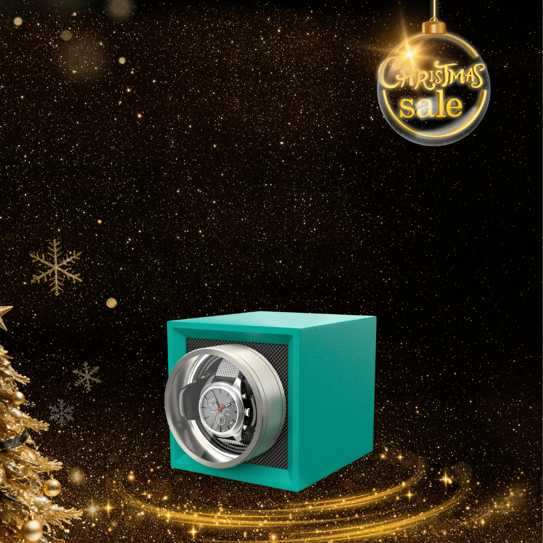Single Watch Winder for Automatic Watches - Tiffany Blue