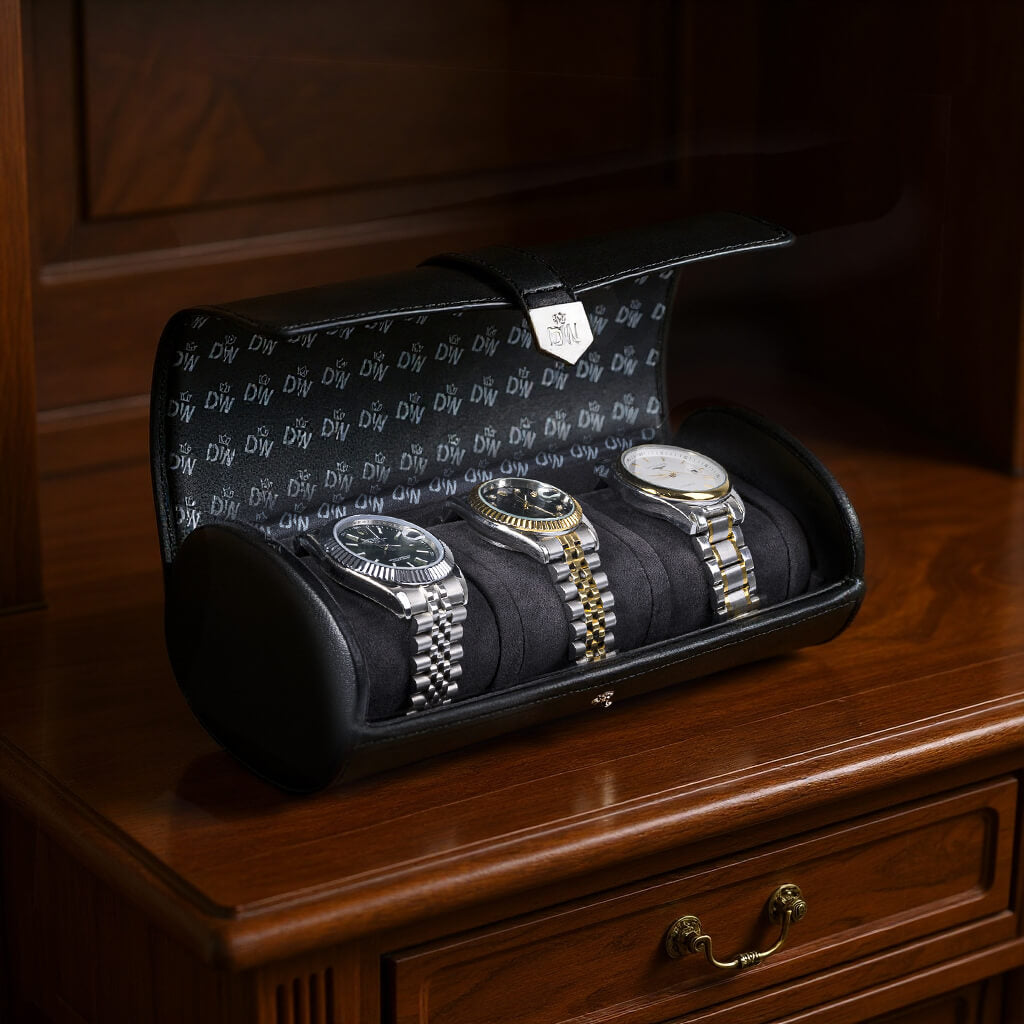 Vegan Leather Watch Roll