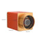 Single Watch Winder for Automatic Watches Vegan Leather Quiet Mabuchi Motors for Travel- Flame Orange