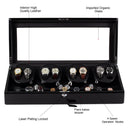 Large size- 8 Watch Winder with 9 Storage Space Japanese Motors with Lock