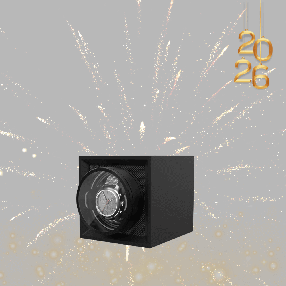 Single Watch Winder for Automatic Watches - Black